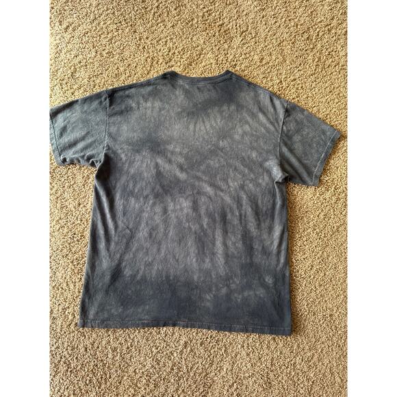 Vintage The Mountain Galaxy Print Faded Black Tie Dye XL Tshirt - Picture 5 of 7
